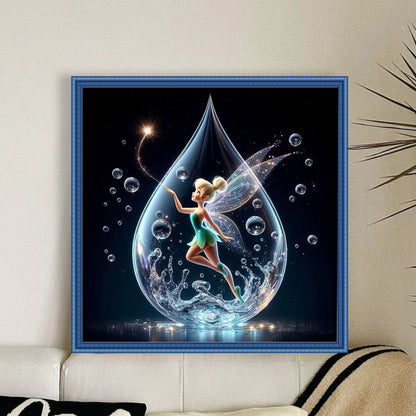 Water Drop Elf - 11CT Stamped Cross Stitch 45*45CM