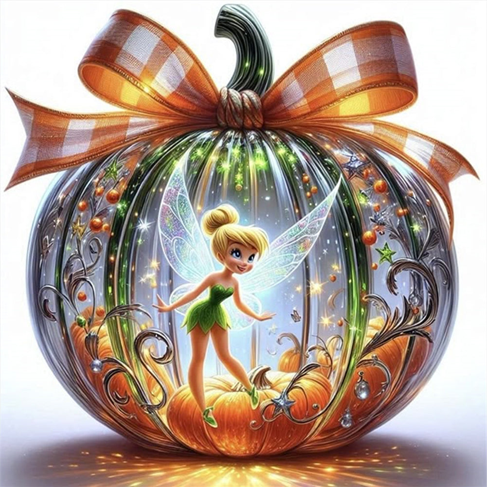Pumpkin Elf - 11CT Stamped Cross Stitch 45*45CM