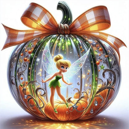 Pumpkin Elf - 11CT Stamped Cross Stitch 45*45CM