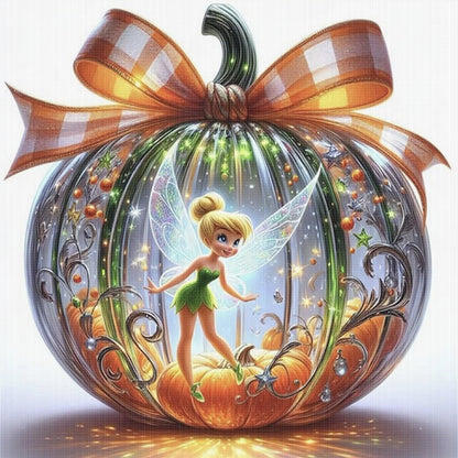 Pumpkin Elf - 11CT Stamped Cross Stitch 45*45CM