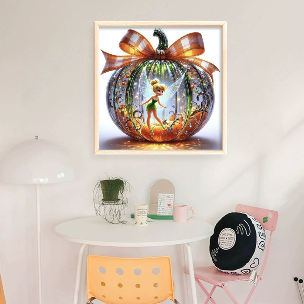 Pumpkin Elf - 11CT Stamped Cross Stitch 45*45CM