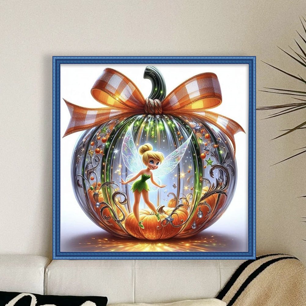 Pumpkin Elf - 11CT Stamped Cross Stitch 45*45CM
