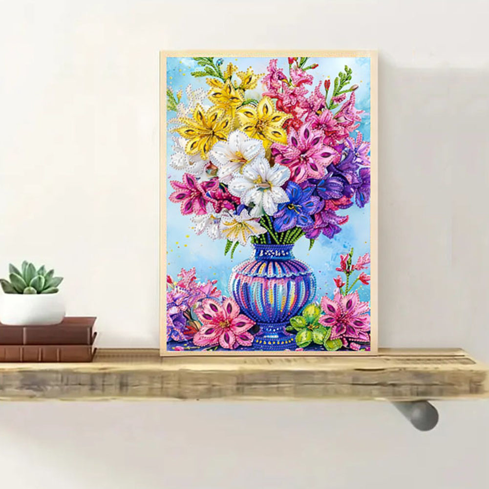 Vase - Special Shaped Drill Diamond Painting 30*40CM
