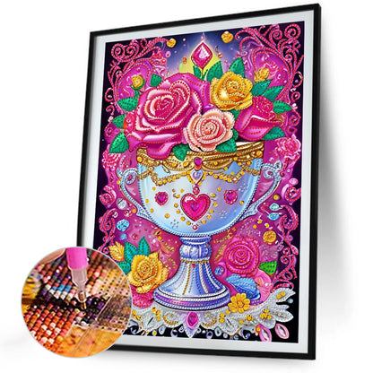 Vase - Special Shaped Drill Diamond Painting 30*40CM