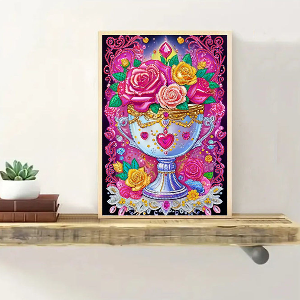 Vase - Special Shaped Drill Diamond Painting 30*40CM