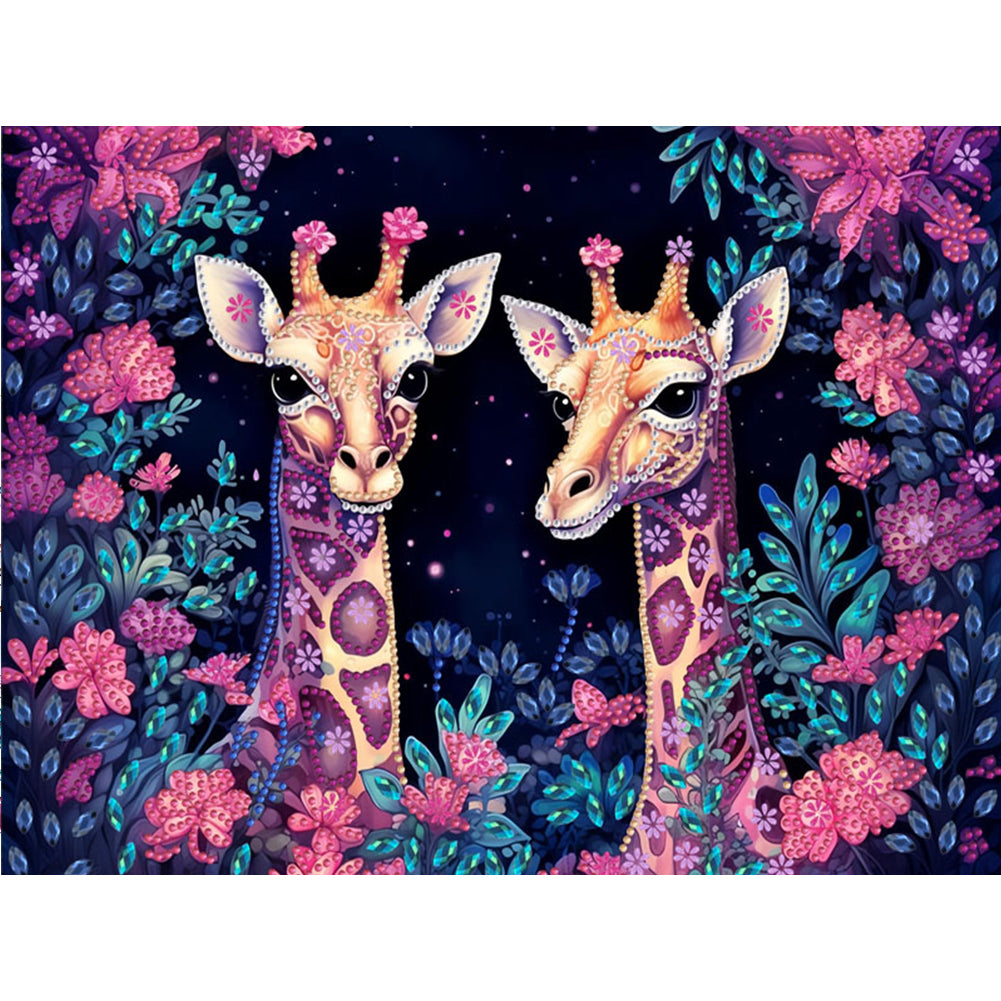 Giraffe - Special Shaped Drill Diamond Painting 40*30CM