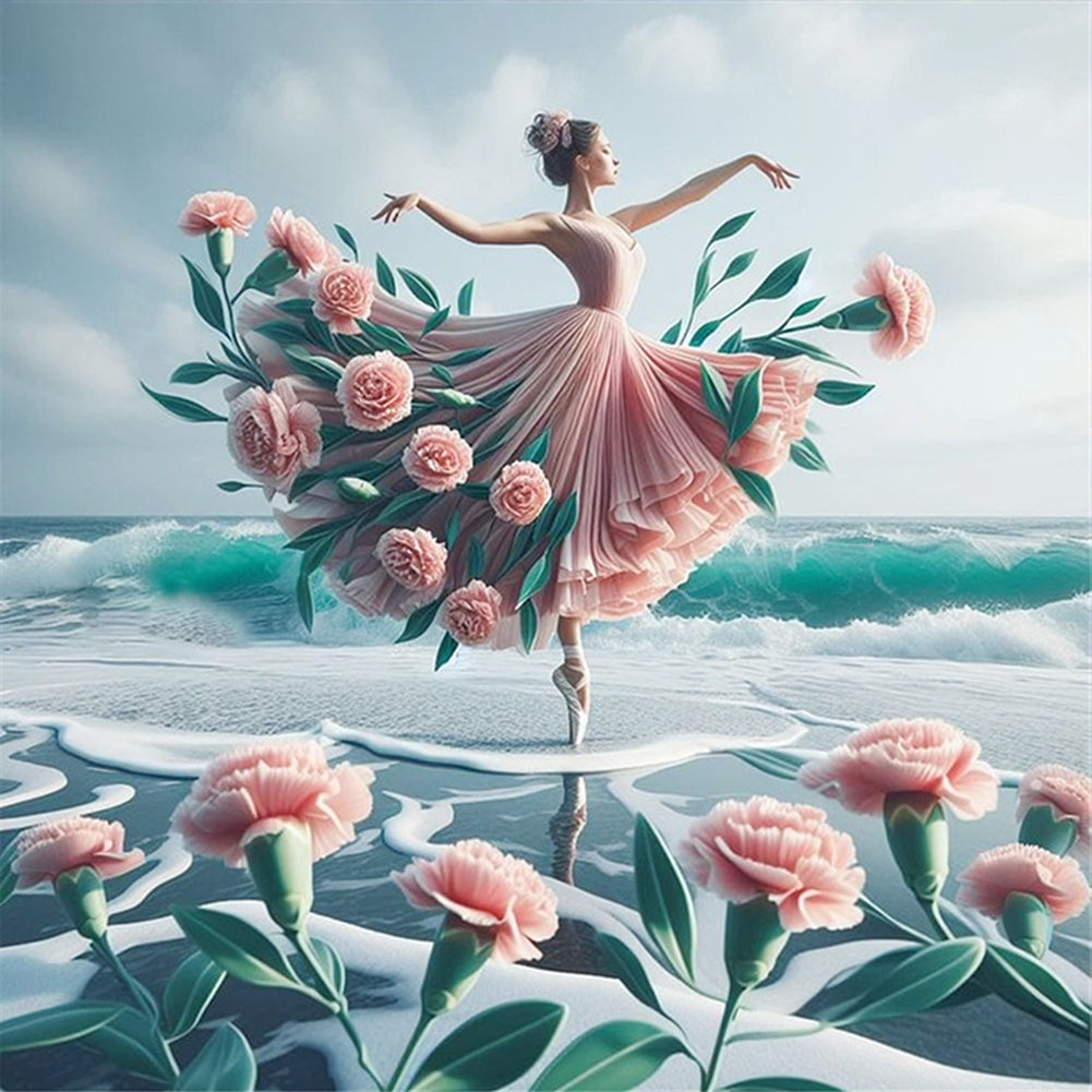 Girl - Full Square Drill Diamond Painting 40*40CM