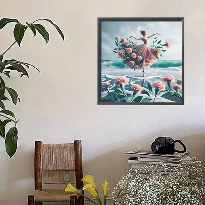 Girl - Full Square Drill Diamond Painting 40*40CM