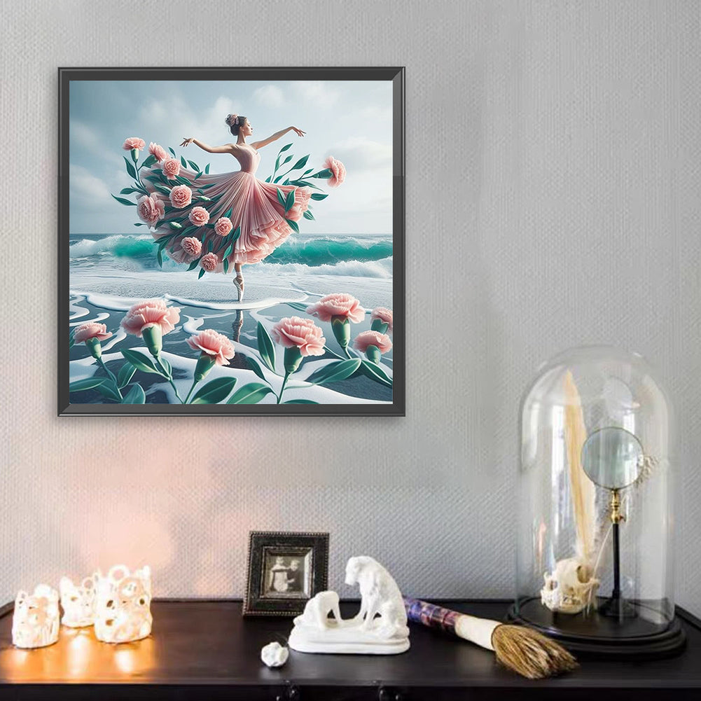 Girl - Full Square Drill Diamond Painting 40*40CM