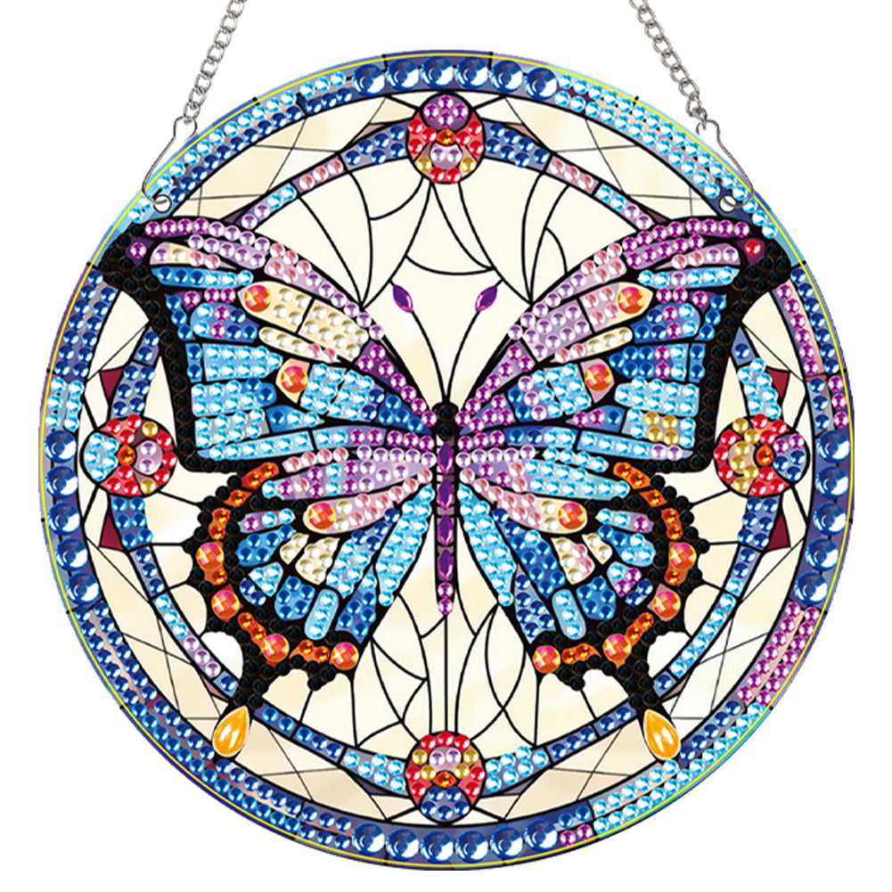 2pcs Animal Theme 2D Flat DIY Diamond Art Pendant Wall Decor for Home & Windows