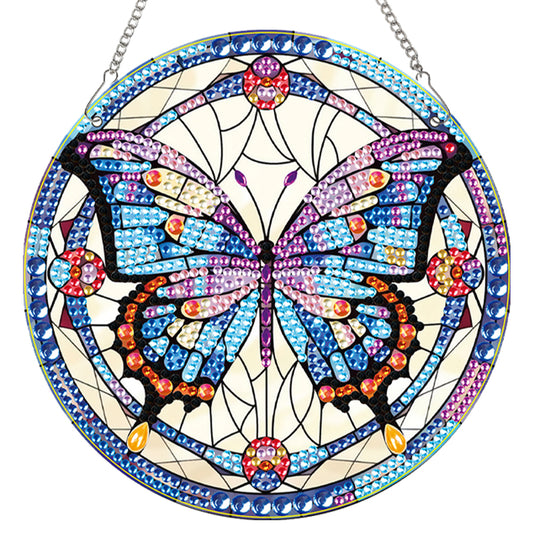 2pcs Animal Theme 2D Flat DIY Diamond Art Pendant Wall Decor for Home & Windows