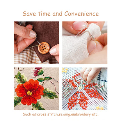 Cross Stitch Needle Minder Magnetic Needle Nanny for Fridge Decor (Heart)