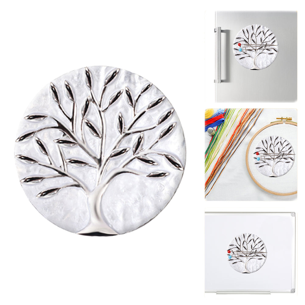 Cross Stitch Needle Minder Magnetic Needle Nanny for Fridge Decor (Tree of Life)