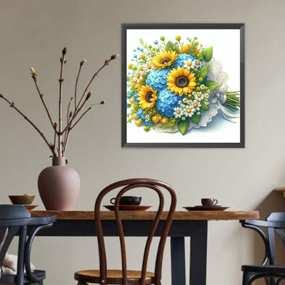 Bouquet - Full Round Drill Diamond Painting 40*40CM