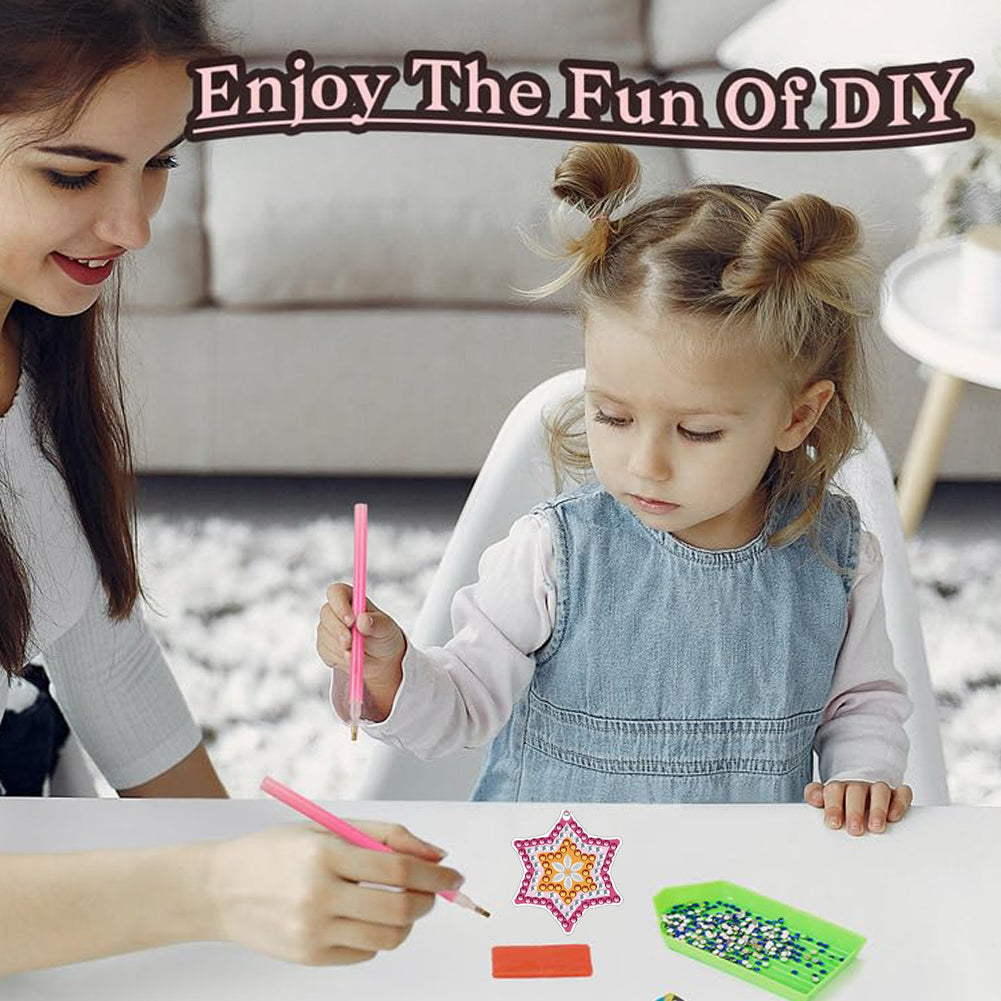 12 Pairs DIY Diamond Art Earrings Double Sided Diamond Painting Earrings Kit