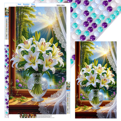 Lily - Full Round Drill Diamond Painting 40*70CM