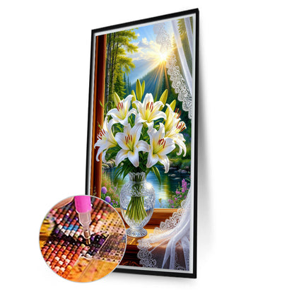 Lily - Full Round Drill Diamond Painting 40*70CM