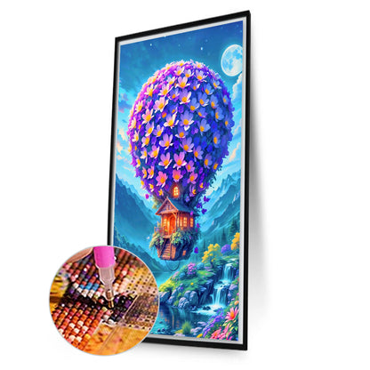 Hot Air Balloon - Full Round Drill Diamond Painting 40*70CM