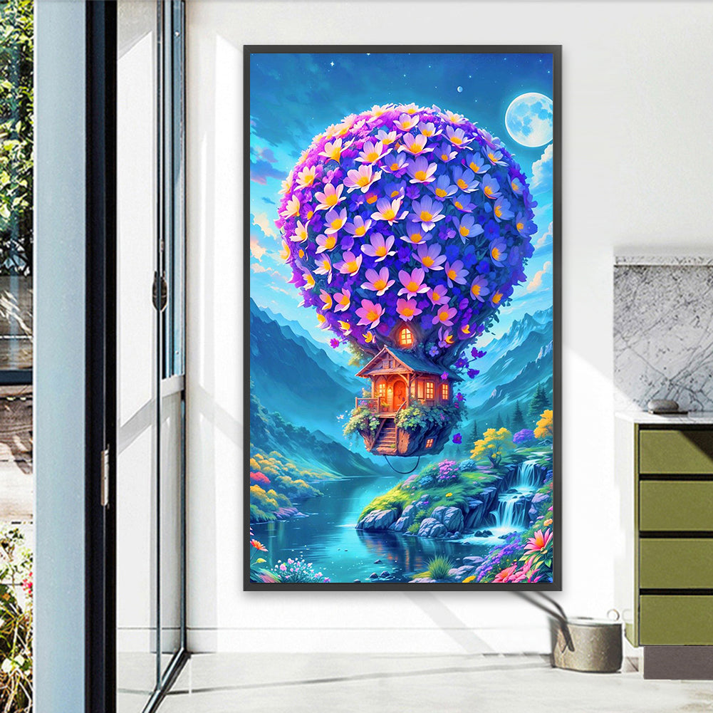 Hot Air Balloon - Full Round Drill Diamond Painting 40*70CM