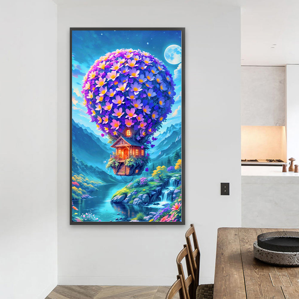 Hot Air Balloon - Full Round Drill Diamond Painting 40*70CM