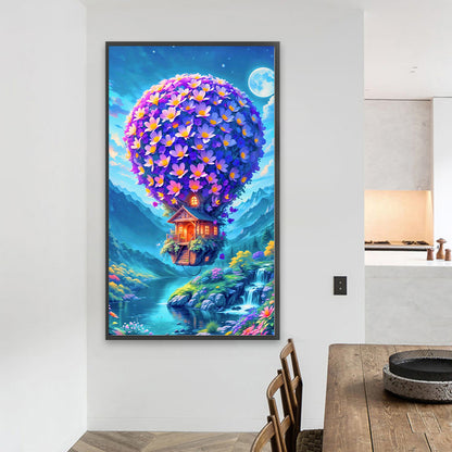 Hot Air Balloon - Full Round Drill Diamond Painting 40*70CM