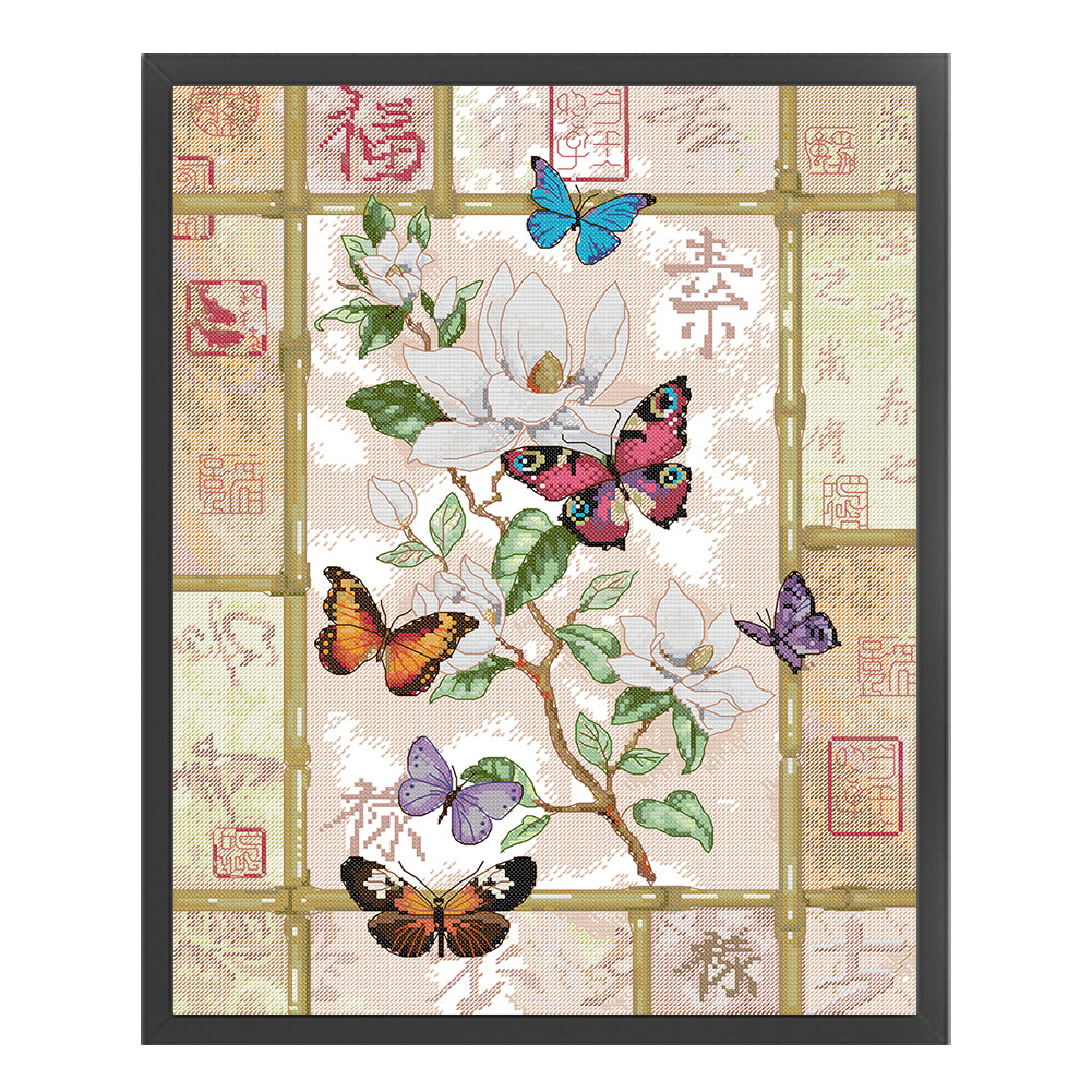 Dielianhua - 14CT Stamped Cross Stitch 38*49CM (Joy Sunday)