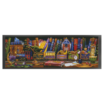 Dream Train - 14CT Stamped Cross Stitch 122*37CM (Joy Sunday)