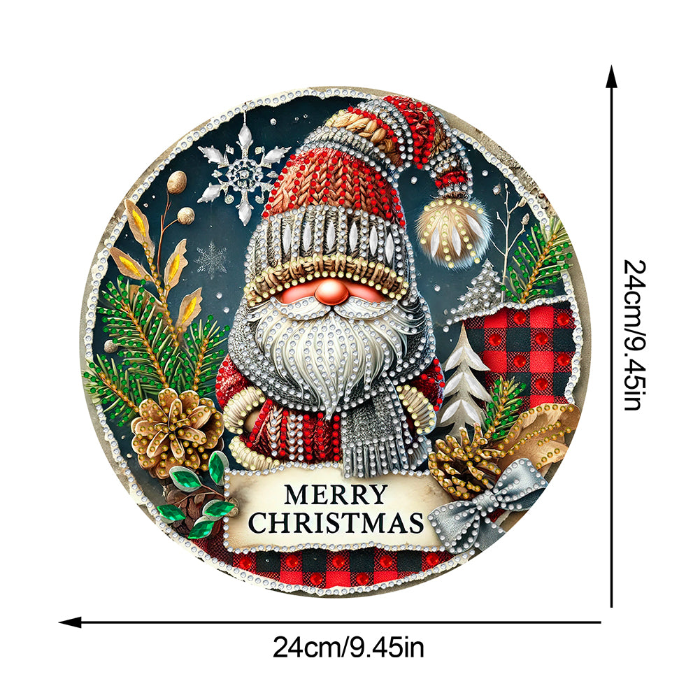 Christmas 2D Flat DIY Hanging Diamond Art Kits Window Hanging Art for Home Decor