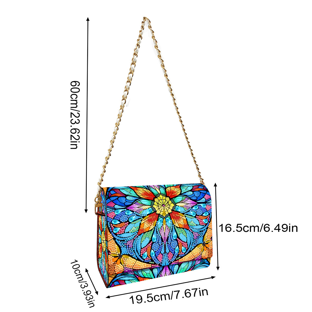DIY Diamond Art Wooden Coin Pouch 5D Diamond Painting Crystal Rhinestone Purse