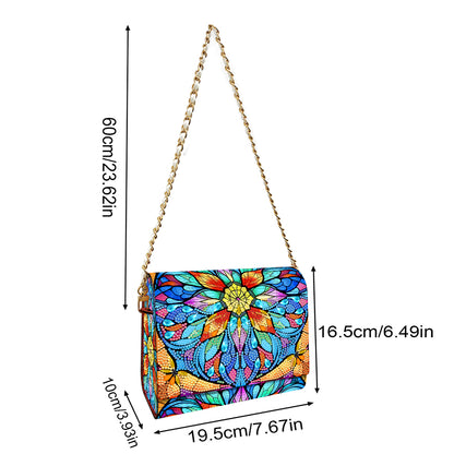 DIY Diamond Art Wooden Coin Pouch 5D Diamond Painting Crystal Rhinestone Purse