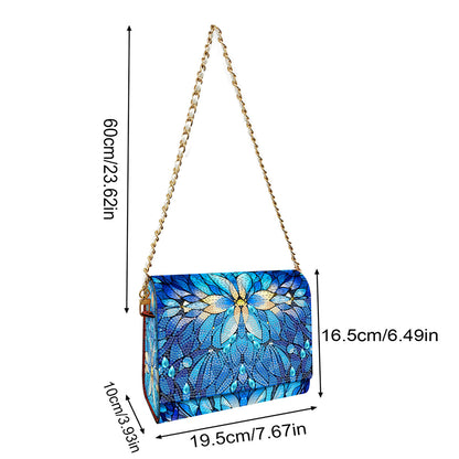 DIY Diamond Art Wooden Coin Pouch 5D Diamond Painting Crystal Rhinestone Purse