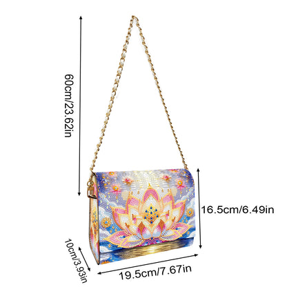 DIY Diamond Art Wooden Coin Pouch 5D Diamond Painting Crystal Rhinestone Purse