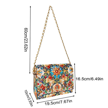 DIY Diamond Art Wooden Coin Pouch 5D Diamond Painting Crystal Rhinestone Purse