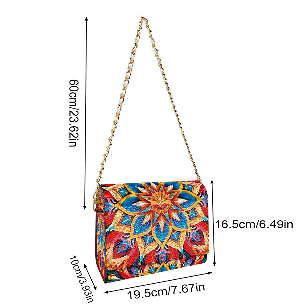 DIY Diamond Art Wooden Coin Pouch 5D Diamond Painting Crystal Rhinestone Purse