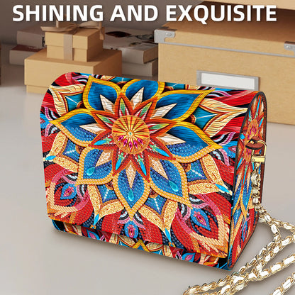 DIY Diamond Art Wooden Coin Pouch 5D Diamond Painting Crystal Rhinestone Purse