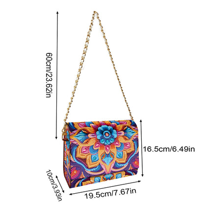 DIY Diamond Art Wooden Coin Pouch 5D Diamond Painting Crystal Rhinestone Purse