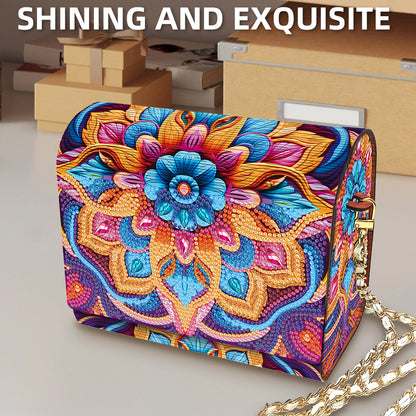 DIY Diamond Art Wooden Coin Pouch 5D Diamond Painting Crystal Rhinestone Purse