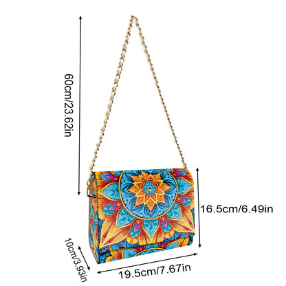 DIY Diamond Art Wooden Coin Pouch 5D Diamond Painting Crystal Rhinestone Purse