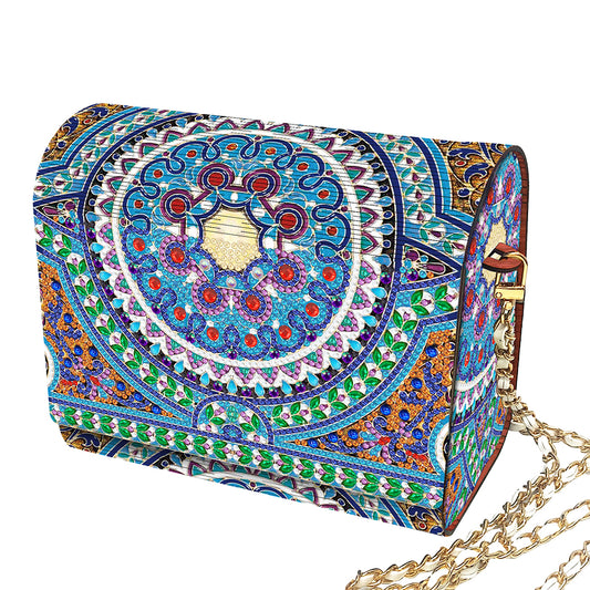 DIY Diamond Art Wooden Coin Pouch 5D Diamond Painting Crystal Rhinestone Purse