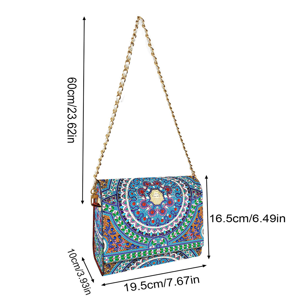 DIY Diamond Art Wooden Coin Pouch 5D Diamond Painting Crystal Rhinestone Purse