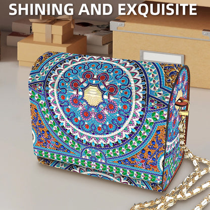 DIY Diamond Art Wooden Coin Pouch 5D Diamond Painting Crystal Rhinestone Purse