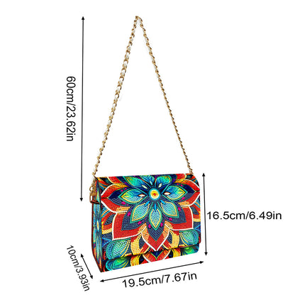 DIY Diamond Art Wooden Coin Pouch 5D Diamond Painting Crystal Rhinestone Purse