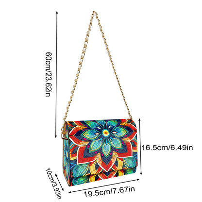 DIY Diamond Art Wooden Coin Pouch 5D Diamond Painting Crystal Rhinestone Purse