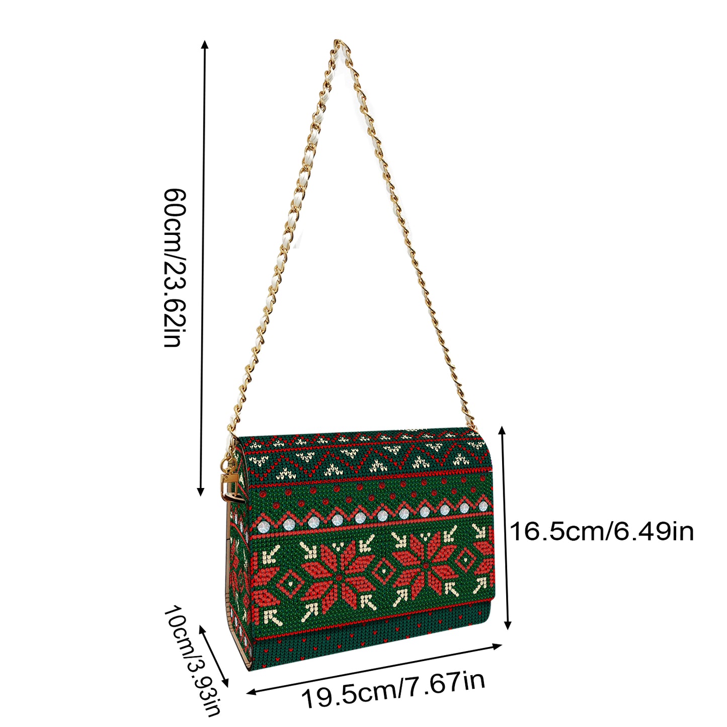 DIY Diamond Art Wooden Coin Pouch 5D Diamond Painting Crystal Rhinestone Purse