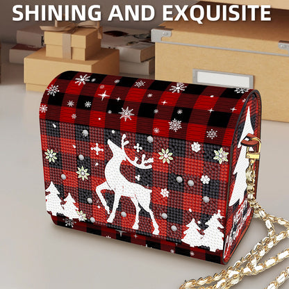 DIY Diamond Art Wooden Coin Pouch 5D Diamond Painting Crystal Rhinestone Purse