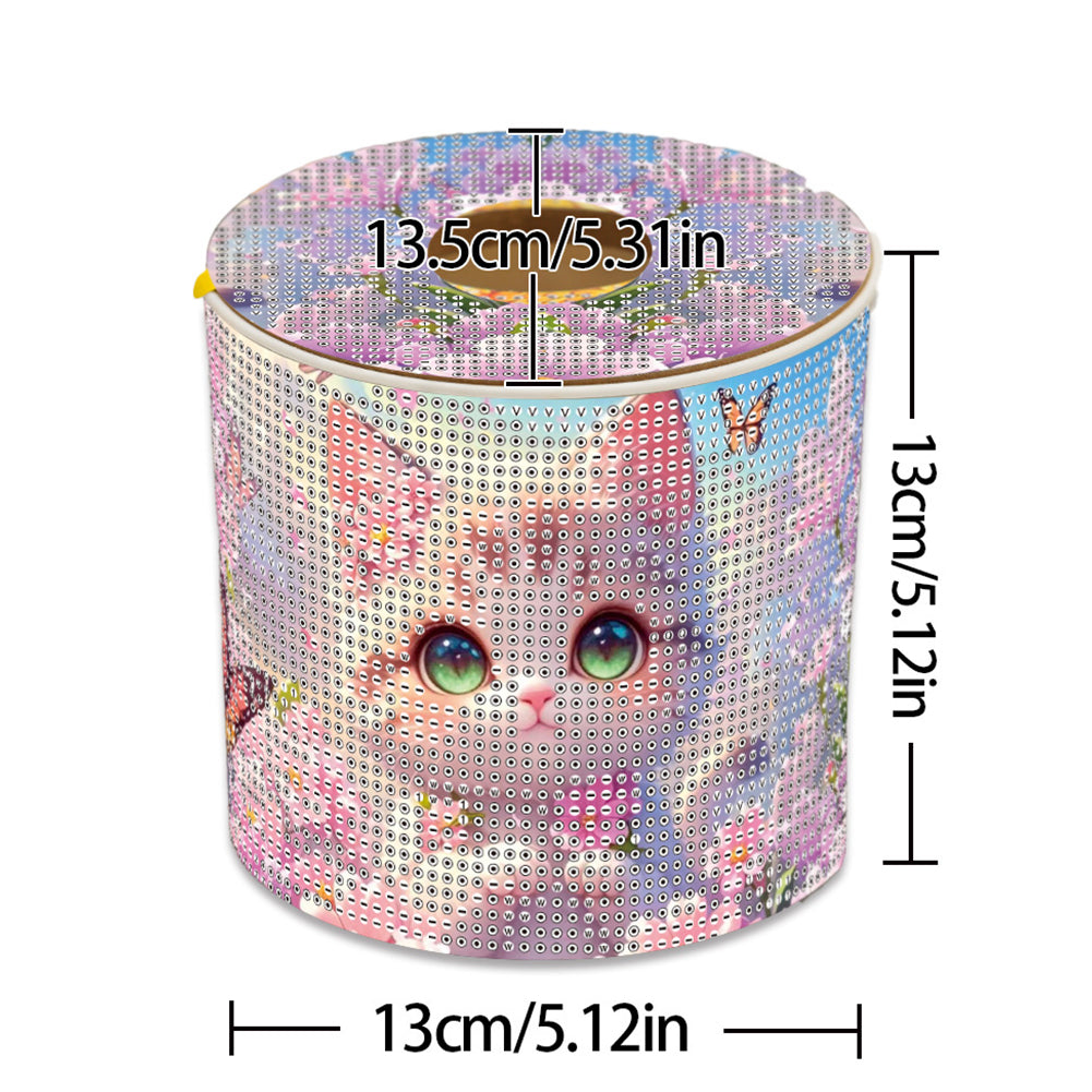 DIY Diamond Painting Handmade Tissue Holder Rhinestones Decorative Tissue Box