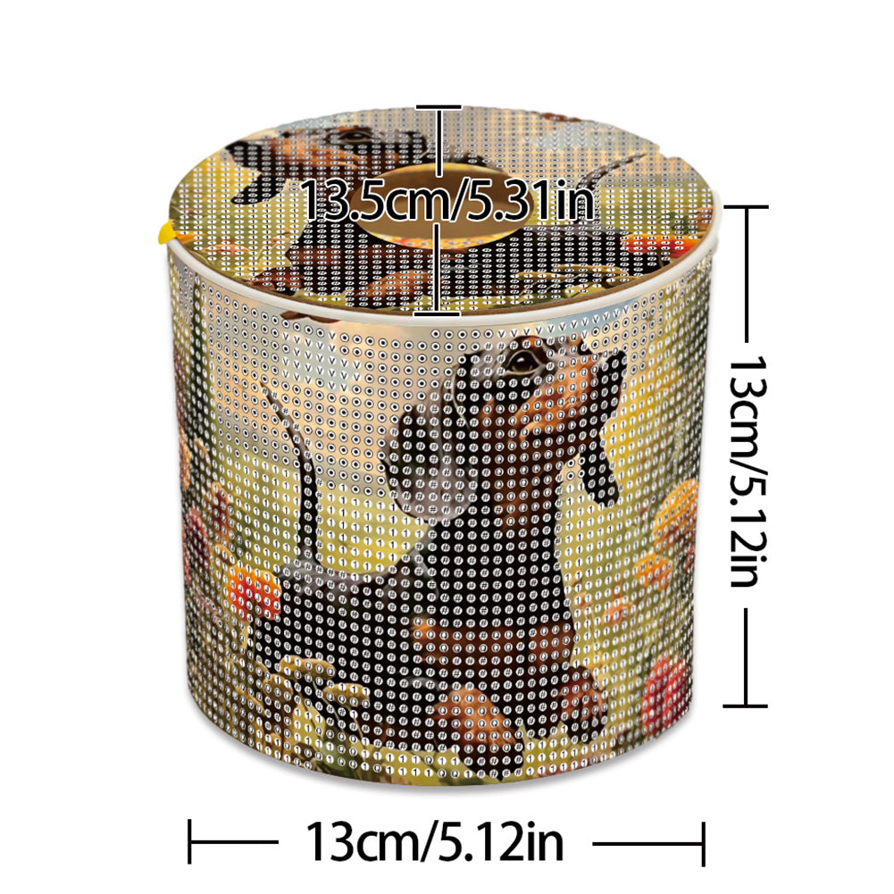 DIY Diamond Painting Handmade Tissue Holder Rhinestones Decorative Tissue Box