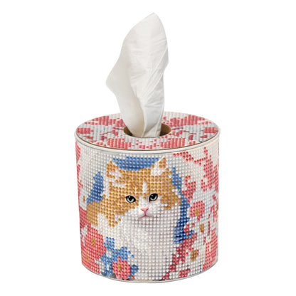 DIY Diamond Painting Handmade Tissue Holder Rhinestones Decorative Tissue Box