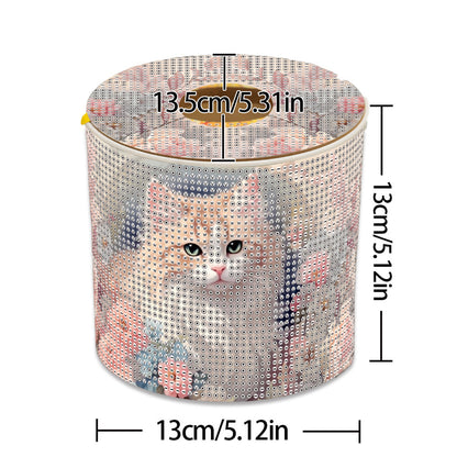 DIY Diamond Painting Handmade Tissue Holder Rhinestones Decorative Tissue Box