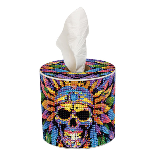 DIY Diamond Painting Handmade Tissue Holder Rhinestones Decorative Tissue Box